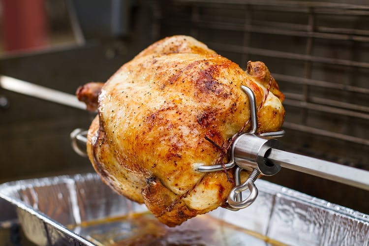 Whole chicken on weber grill clearance