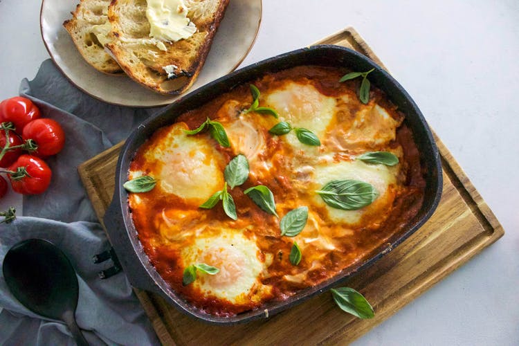BAKED EGGS WITH RICOTTA - Outdoor Living