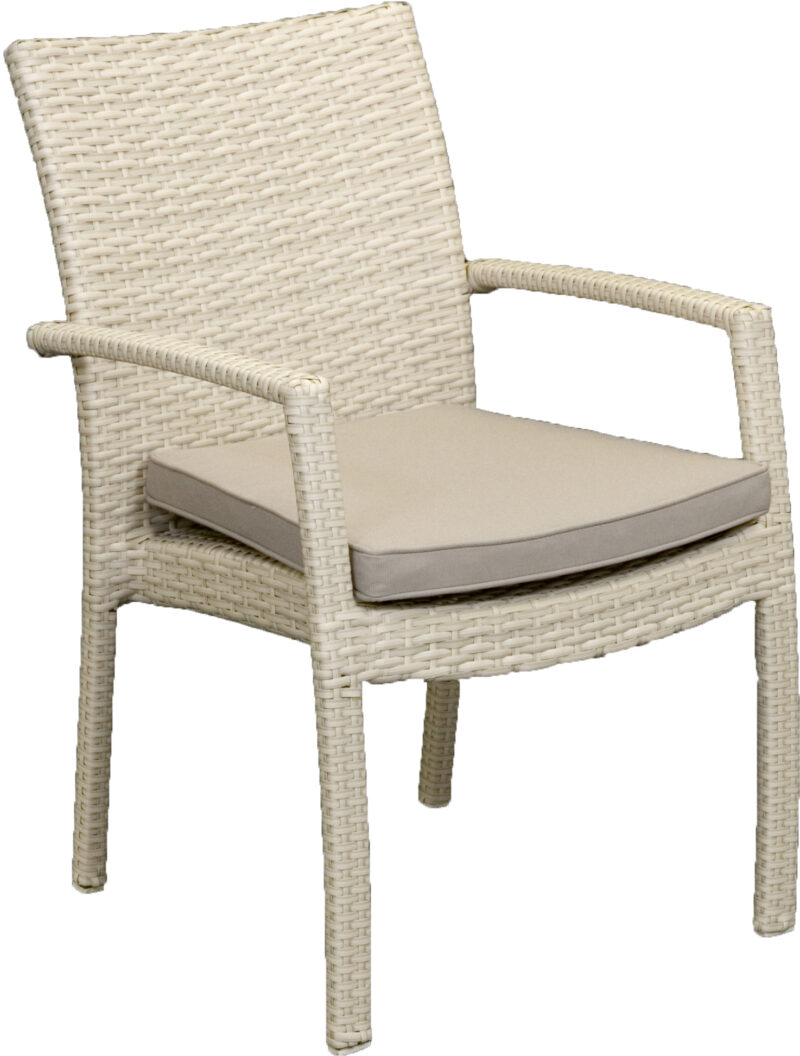 Villa Stacking Arm Chair Salt