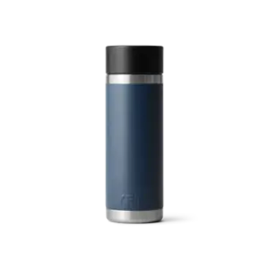 YETI Rambler 18 oz Bottle, Stainless Steel, Vacuum Insulated, with Hot Shot  Cap, Navy